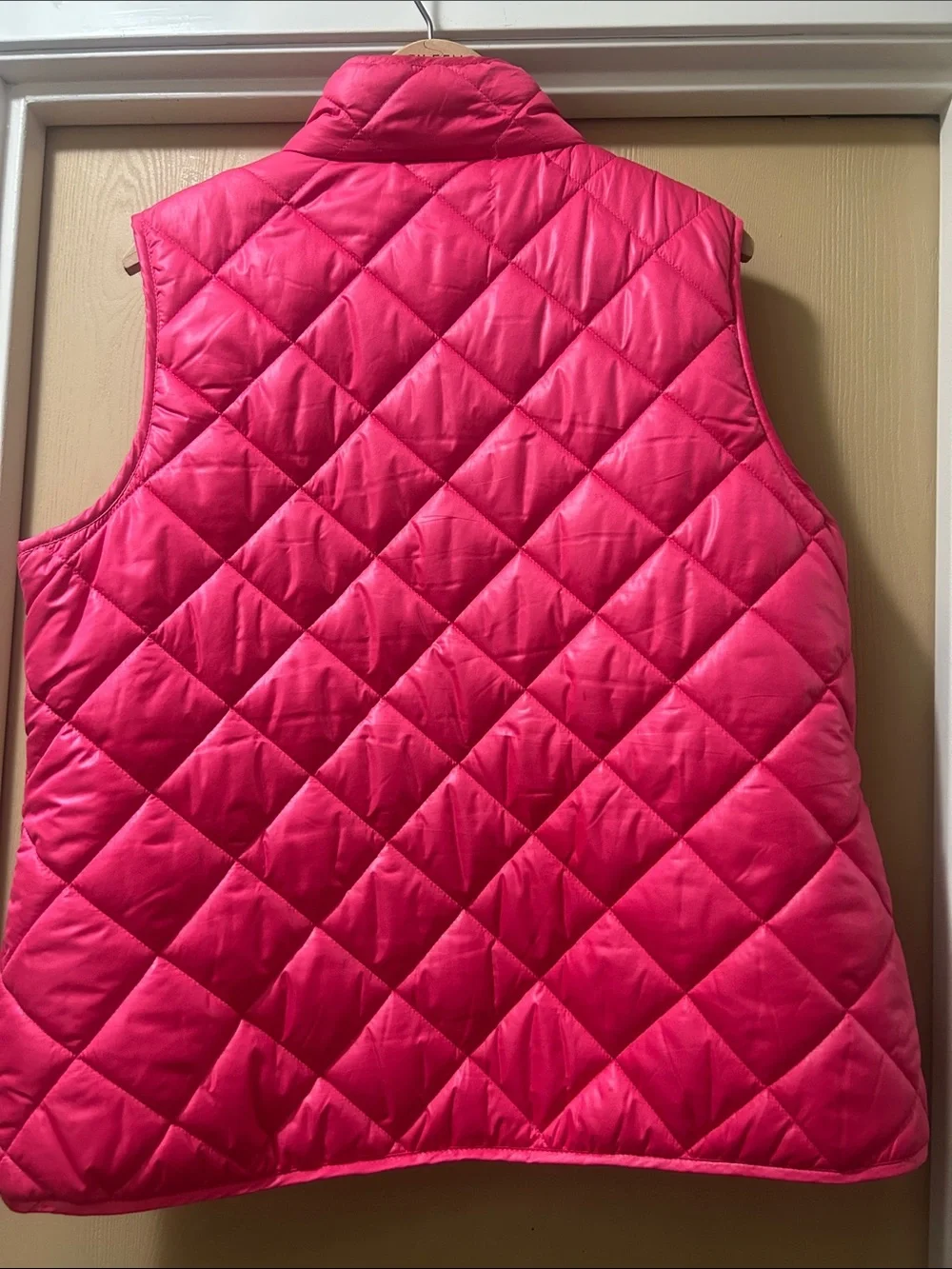 kate spade Quilted Hot Pink Sleeveless Vest XL